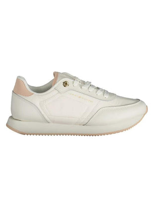 Tommy Hilfiger Bianco Leather Women Sneaker - XLchoice.com