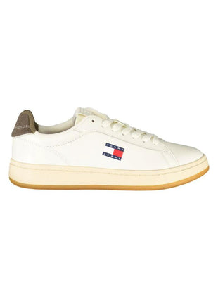 Tommy Hilfiger Bianco Polyurethane Women Sneaker - XLchoice