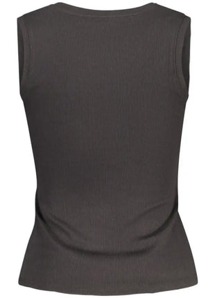 Tommy Hilfiger Black Cotton Women Tank Top - xlchoice.com