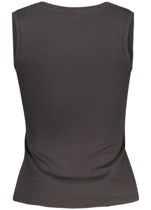 Tommy Hilfiger Black Cotton Women Tank Top - xlchoice.com