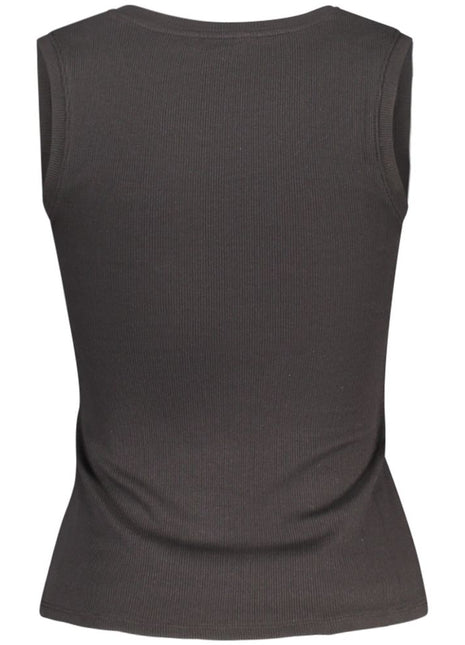 Tommy Hilfiger Black Cotton Women Tank Top - xlchoice.com