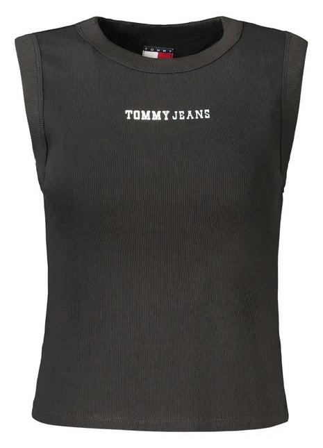 Tommy Hilfiger Black Cotton Women's Tank Top - xlchoice.com