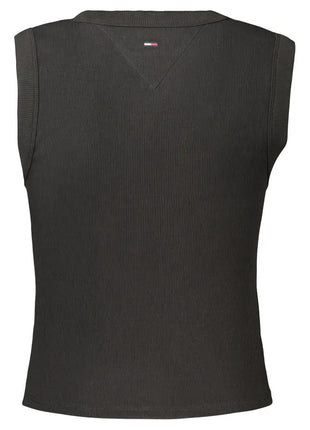 Tommy Hilfiger Black Cotton Women's Tank Top - xlchoice.com