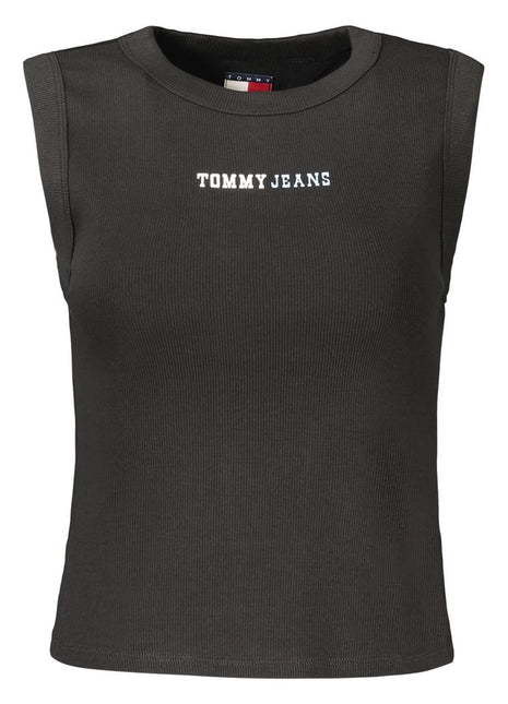 Tommy Hilfiger Black Cotton Women's Tank Top - xlchoice.com