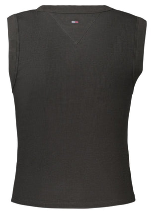 Tommy Hilfiger Black Cotton Women's Tank Top - xlchoice.com