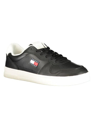 Tommy Hilfiger Black Polyurethane Women Sneaker - XLchoice