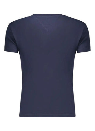 Tommy Hilfiger Blue Cotton Women T-Shirt - xlchoice.com