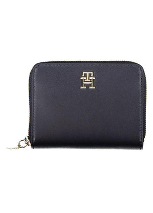 Tommy Hilfiger Blue Polyurethane Women Wallet - XLchoice.com