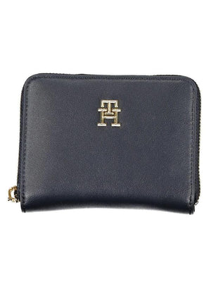 Tommy Hilfiger Blue Polyurethane Women Wallet - XLchoice.com