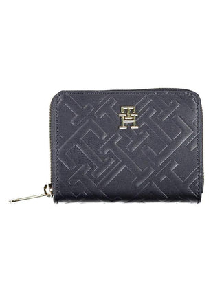 Tommy Hilfiger Blue Polyurethane Women Wallet - XLchoice.com