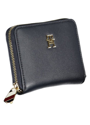 Tommy Hilfiger Blue Polyurethane Women Wallet - XLchoice.com