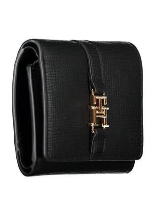 Tommy Hilfiger Nero Polyurethane Women Wallet - XLchoice