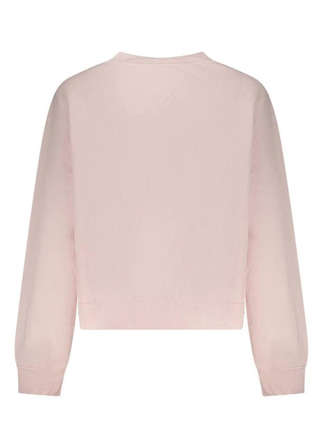 Tommy Hilfiger Pink Cotton Women Sweatshirt - XLchoice