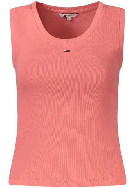 Tommy Hilfiger Pink Cotton Women's Tank Top - xlchoice.com