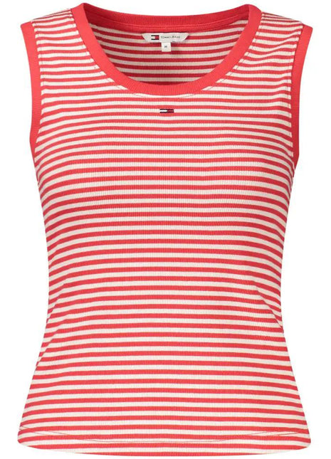 Tommy Hilfiger Red Cotton Women's Tank Top - xlchoice.com