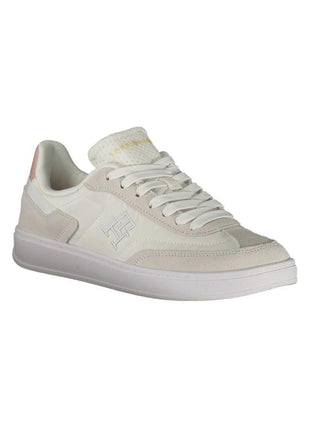 Tommy Hilfiger White Polyurethane Women Sneaker - XLchoice