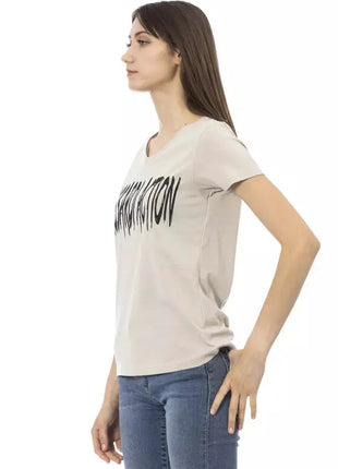 Trussardi Action Beige Cotton Women Top - xlchoice.com