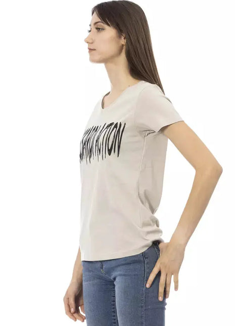 Trussardi Action Beige Cotton Women Top - xlchoice.com