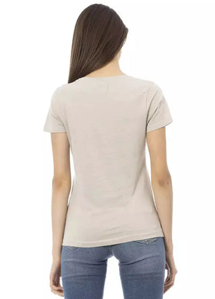 Trussardi Action Beige Cotton Women Top - xlchoice.com