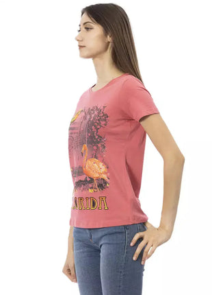 Trussardi Action Multicolor Cotton Women T-Shirt - xlchoice.com