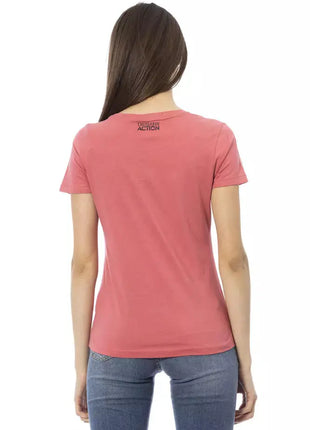 Trussardi Action Multicolor Cotton Women T-Shirt - xlchoice.com