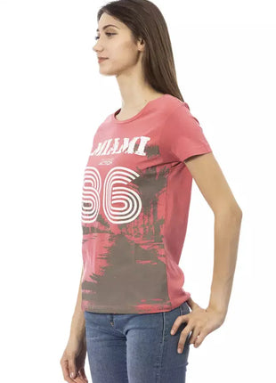 Trussardi Action Multicolor Cotton Women T-Shirt - xlchoice.com