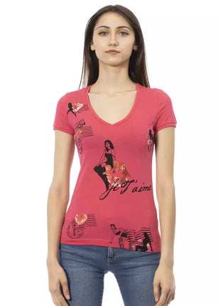 Trussardi Action Multicolor Cotton Women Top - xlchoice.com