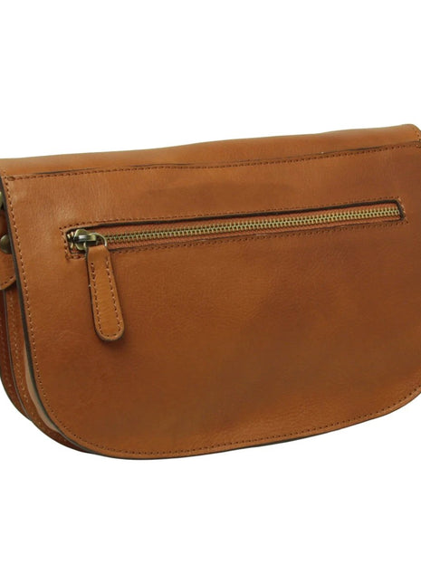 Two-sided shoulder bag in full-grain calfskin –Colonial - XLchoice