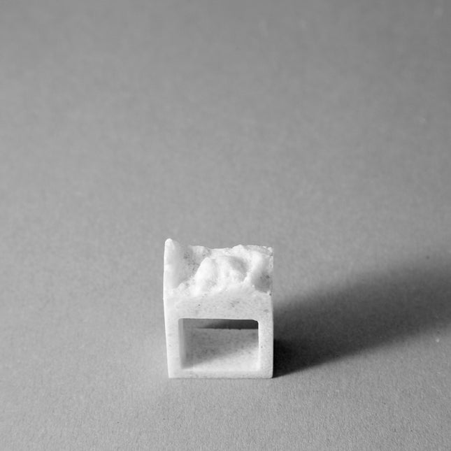 BIANCO – Carrara Marble Maxi Ring