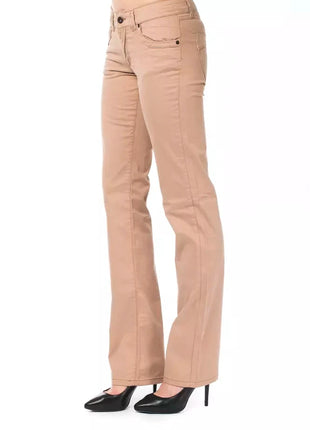 Ungaro Fever Beige Cotton Women's Jean - XLchoice