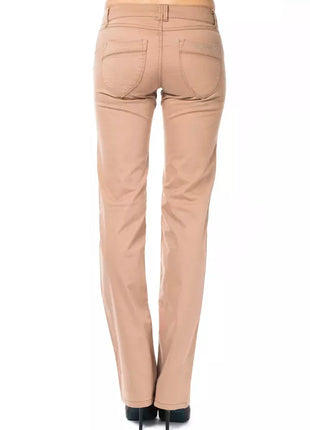 Ungaro Fever Beige Cotton Women's Jean - XLchoice
