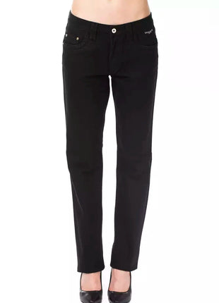 Ungaro Fever Black Cotton Women's Pants - XLchoice