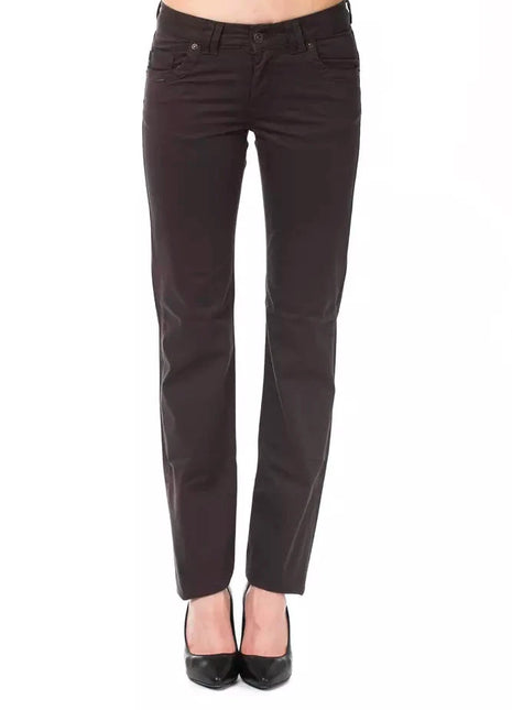 Ungaro Fever Brown Cotton Women's Pants - XLchoice