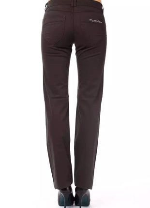 Ungaro Fever Brown Cotton Women's Pants - XLchoice