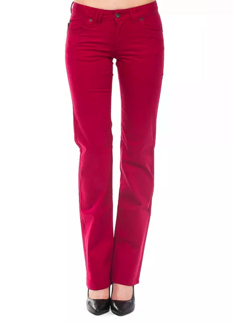 Ungaro Fever Red Cotton Women's Pants - XLchoice