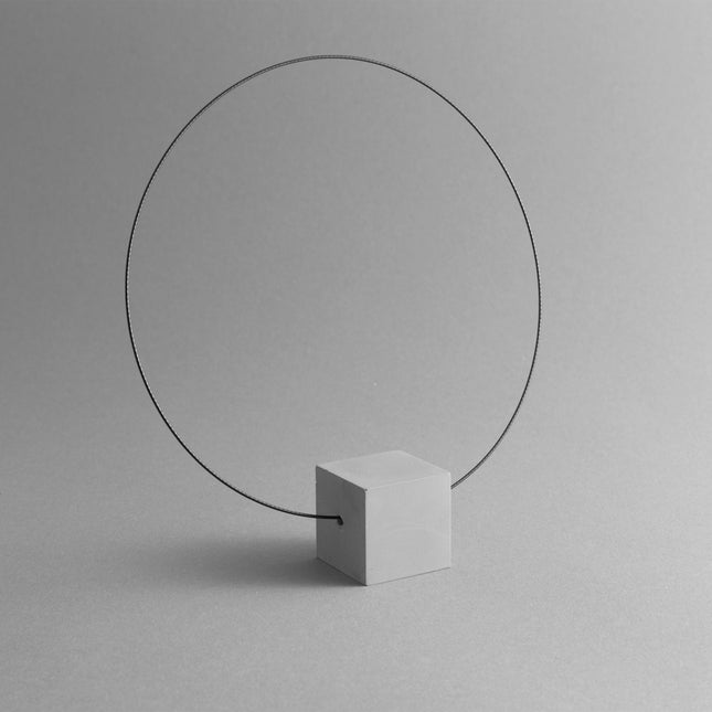CUBE, MAXI GREY NECKLACE | Futura Limited Edition