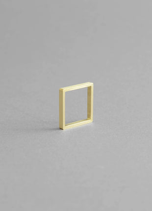 minimalistisk messingring | Elegant geometrisk justerbar ring - XLchoice