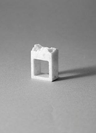 BIANCO – Carrara-marmor maxiring - XLchoice