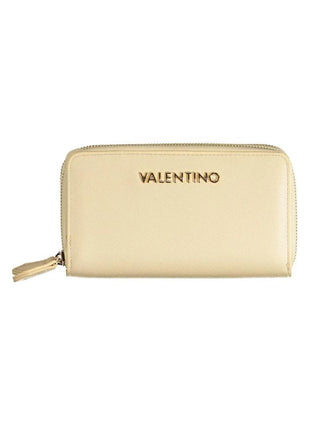 Mario Valentino Beige Polyurethane Women Wallet - XLchoice