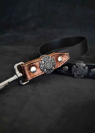 Viking Leather Leash - xlchoice.com