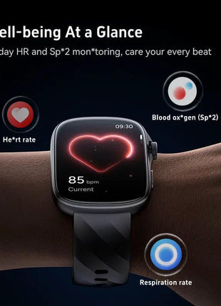 Smart Eco Drive Watch for Women, 1.95'' AMOLED Ultra-Clear Screen Activity Trackers with Heart Rate/Sleep/SpO2 Monitor, Smartwatch for iPhone/Samsung/Android - xlchoice.com