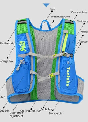 Wautton 15L Cycling Backpack Men/women Marathon Ultralight Breathable Backpack - xlchoice.com