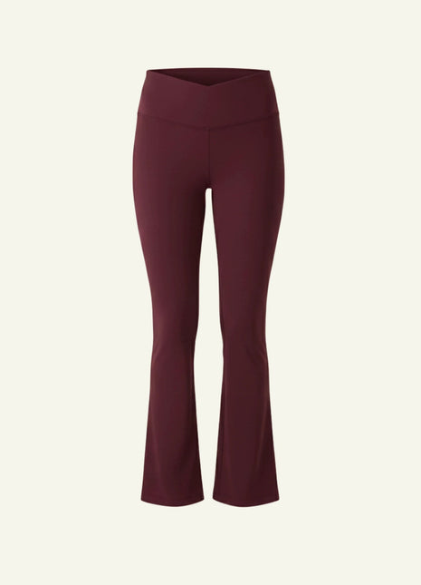 Women's Seacell Flared Pants- Burgundy - XLchoice