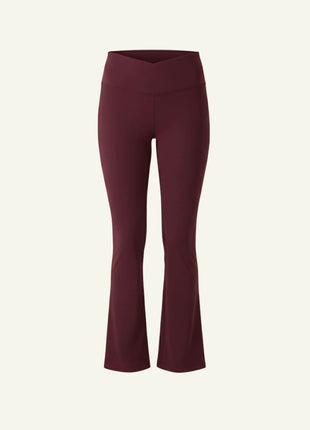 Women's Seacell Flared Pants- Burgundy - XLchoice