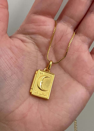 Love Photo Album Opening And Closing Photo Frame Necklace