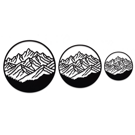 MOE UHANE 3D Wanddekoration schwarz, HDF Wandbild, moderner Akzent für Wohnzimmer Büro Schlafzimmer, minimalistischer Stil, Design-Deko für Innenräume, Geschenk, 100 % ECO, Made in EU