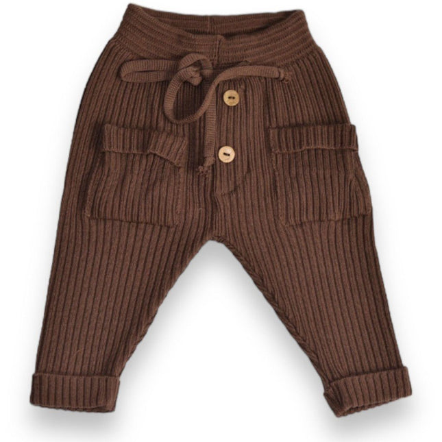Buttery Soft Knit Pants Brown