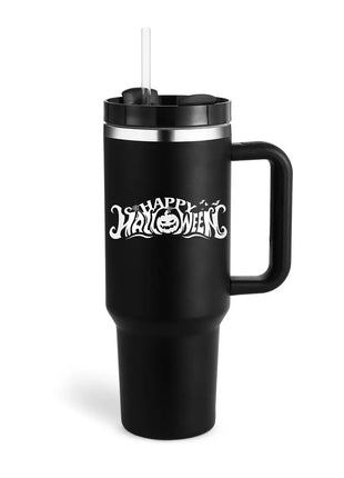 40 Oz Tumbler With Handle Straw Insulated, Stainless Steel Spill Proof Vacuum Coffee Cup Tumbler With Lid Tapered Mug Gifts For Valentine Lover Suitable For Car Gym Office Travel