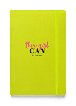 This Girl Can Hardcover bound notebook - JournalBook - stationery