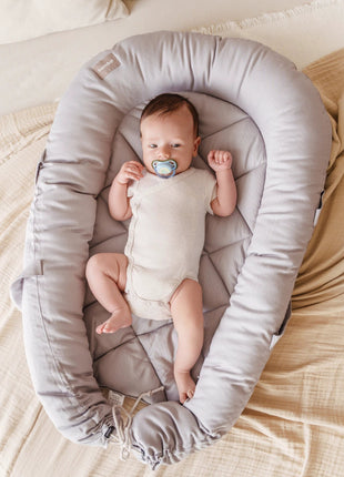 homba® baby hniezdo pre bábätko svetlosivé - XLchoice.com